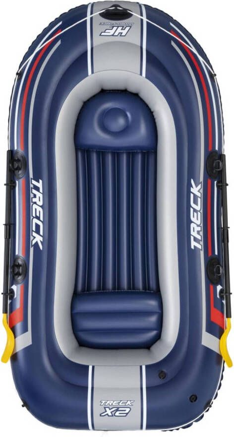 Bestway Hydro Force Treck X2 Opblaasboot 2-persoons Blauw Grijs