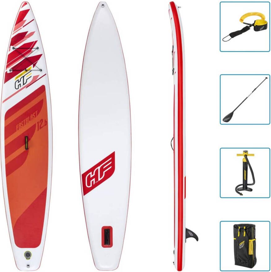 Bestway Hydro-Force SUP Fastblast Tech set opblaasbaar 381x76x15 cm