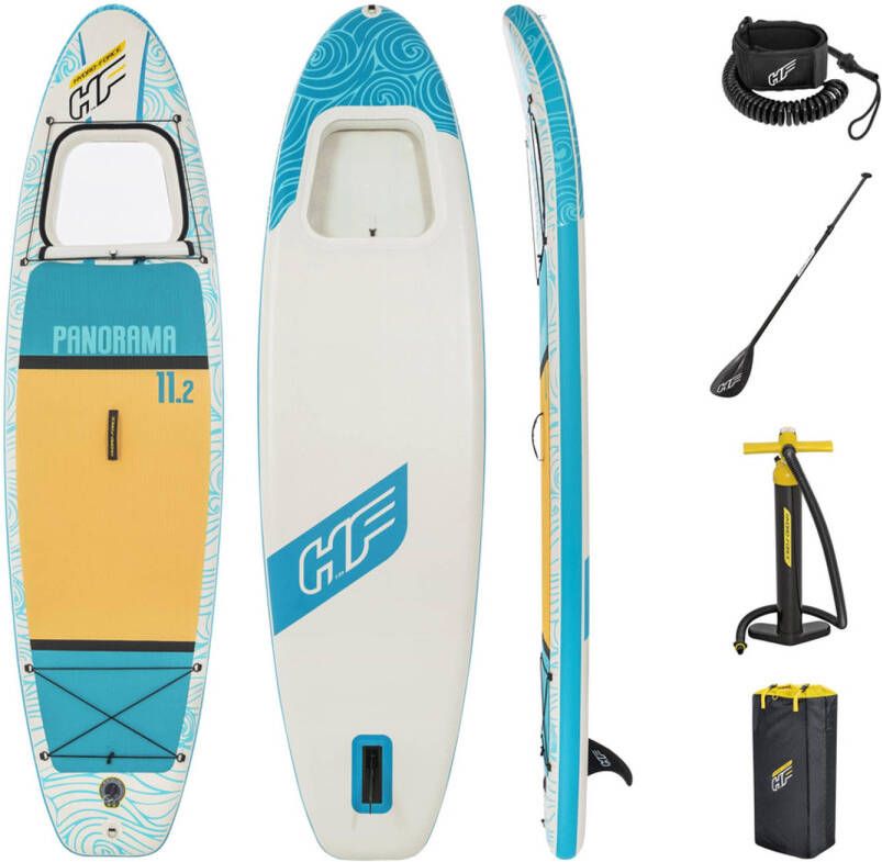 Bestway Sup Board Opblaasbaar Hele Set Incl Rugtas Peddel Enkelband Opblaaspomp Blauw