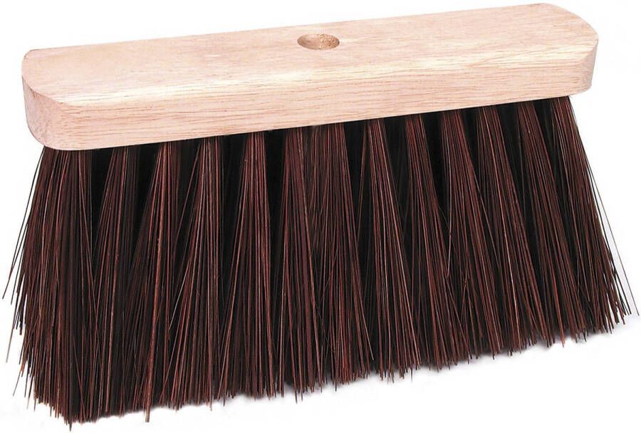 Betra Bezemkop buitenbezem bruin FSC hout natuurvezel 30 cm Bezem
