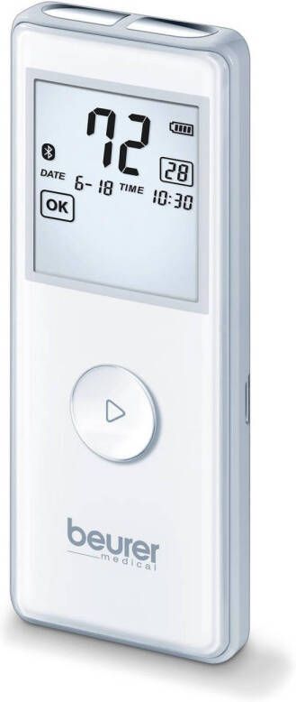 Beurer ME90 Mobiel ECG apparaat USB data-overdracht Hartslagmeting