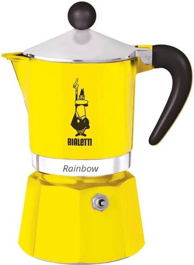 Bialetti Rainbow koffiezetapparaat geel 0.06 L