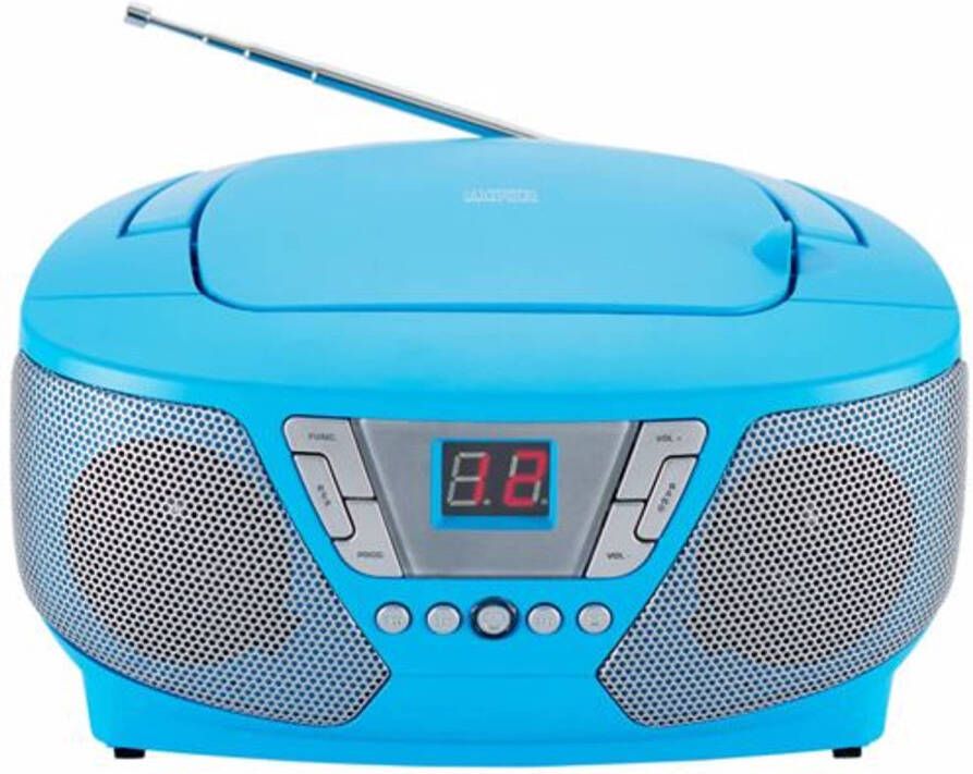 BigBen CD60BLSTICK draagbare radio CD speler met stickers blauw