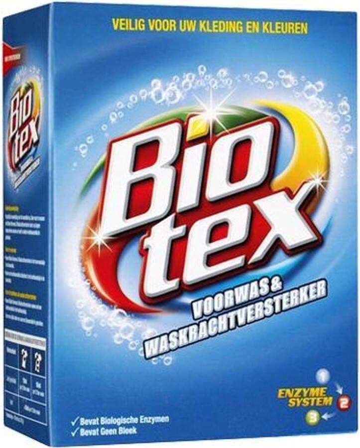 Biotex Voorwas en waskrachtversterker Waspoeder 4 kg
