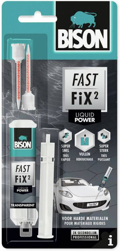 Bison Reparatielijm Fast Fix2 Liquid Power D10g