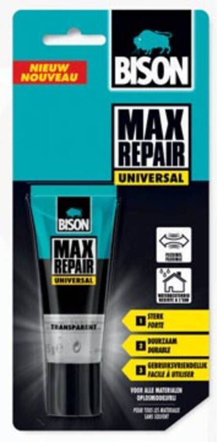 Bison lijm Max Repair Universal blister met tube van 45 g