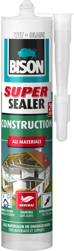 Bison Super Sealer Construction Afdichtingskit Kit 310 ml