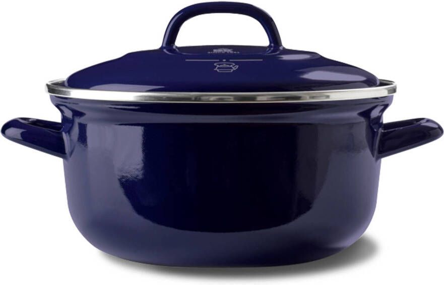 BK Braadpan Indigo Dutch Oven Blauw 26 cm 5.2 liter