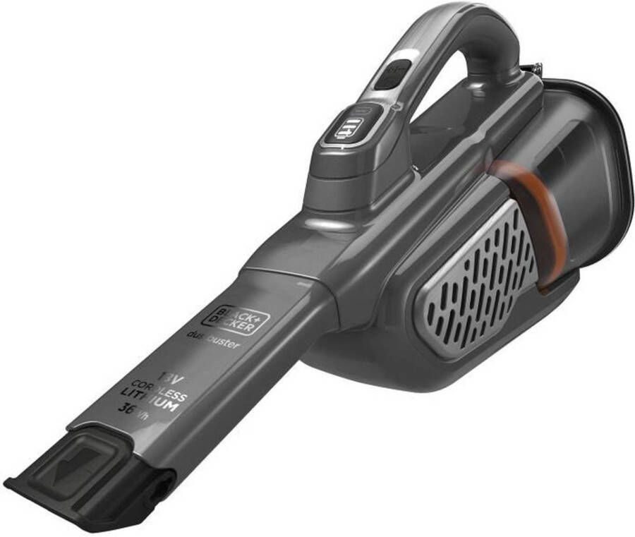 BLACK+DECKER BLACK + DECKER BHHV520JF-QW Handstofzuiger Dustbuster Lithium 18V 2 snelheden 40min Zwart zilver Titanium - Foto 3