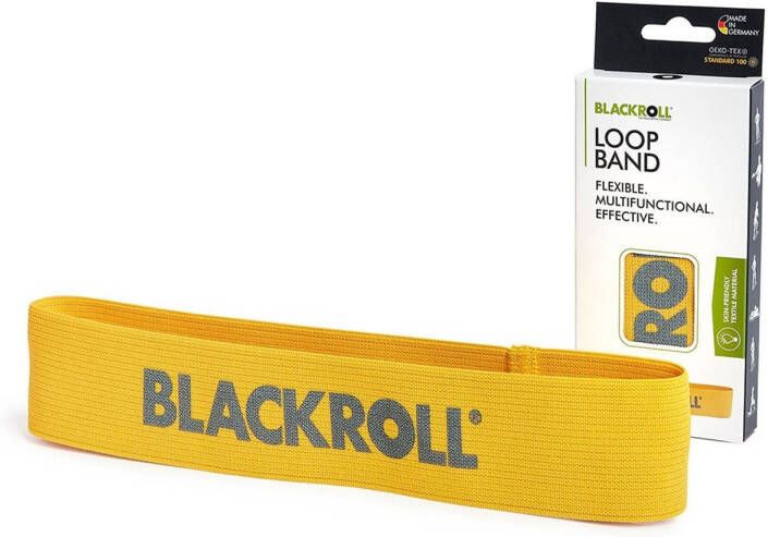 Blackroll Loopband Weerstandsband Geel Extra Licht