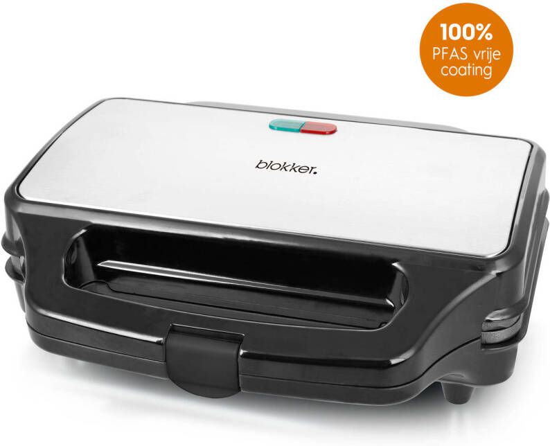 Blokker BL-80005 sandwichmaker XL RVS 900W