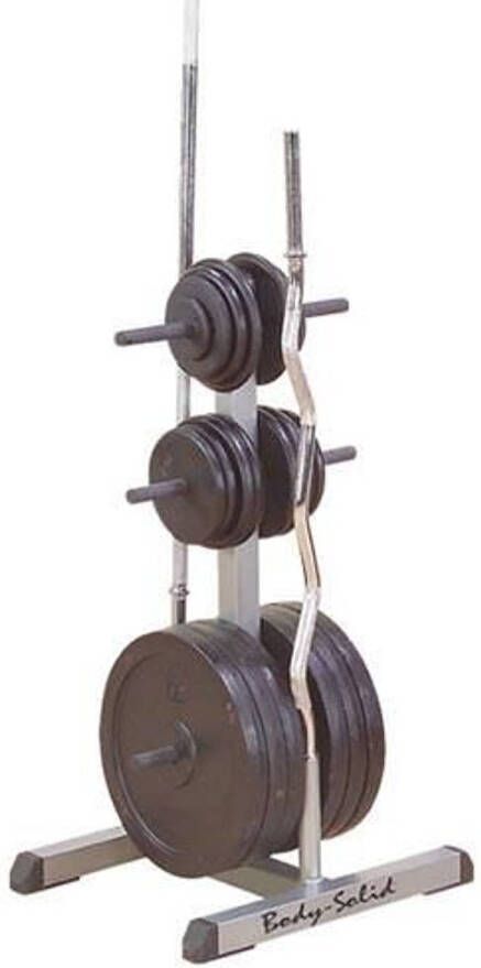 Body-Solid Standard Plate Tree & Bar Holder GSWT