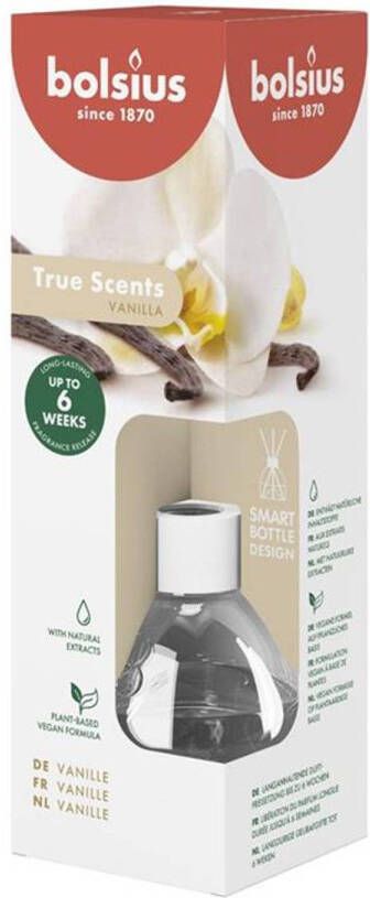 Bolsius geurstokjes True Scents Vanille (60 ml)