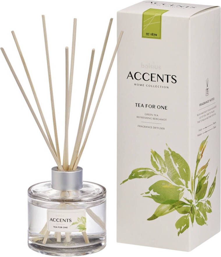 Bolsius Accents Reed Diffuser Tea For One 100 ml
