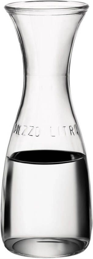 Bormioli Rocco Drank water karaf of kleine vaas glas transparant D8 cm x H23 cm 500 ML Karaffen