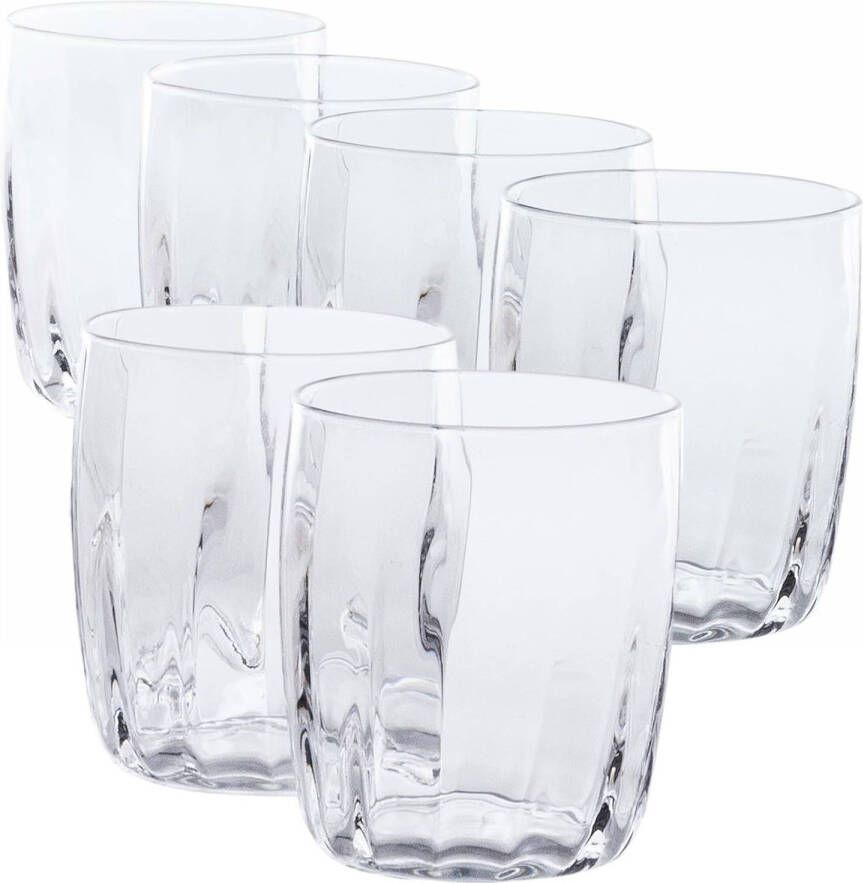 Bormioli Rocco Drinkglazen 6-delig 300 ml helder glas waterglazen sapglazen cocktailglazen longdrinkglazen