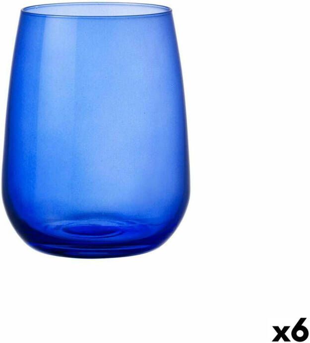 Bormioli Rocco Glas Restaurant Cobalto Blauw Glas (430 ml) (6 Stuks)
