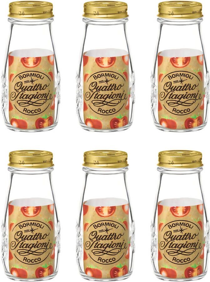 Bormioli Rocco Weckpot Quattro Stagioni ø 8 cm 400 ml 6 stuks