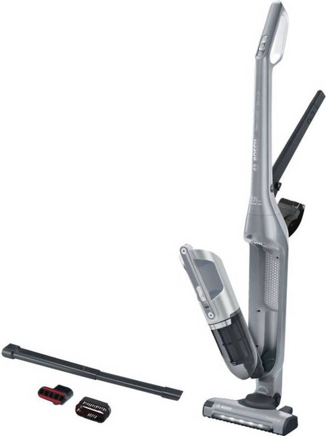 Bosch Serie 4 BCH3K2301 steelstofzuiger & elektrische bezem Zakloos 0 4 l Zilver Draadloze handstofzuiger