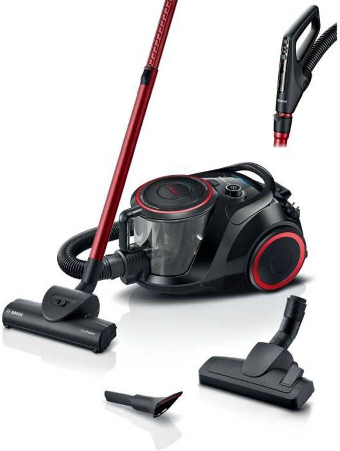 Bosch BGS41Pow1 Bagless Vacuum Cleaner Propower Black 700W 72 dB HEPA 13 10m 2.4L