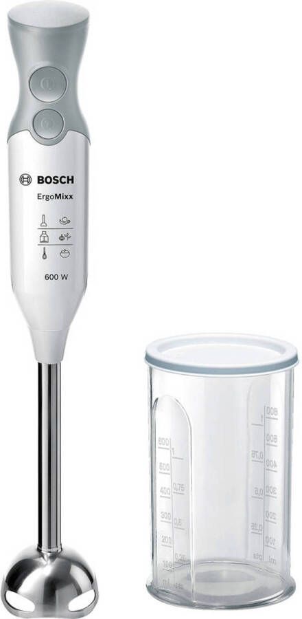 Bosch MSM66110 ErgoMixx Staafmixer 600W Wit Grijs - Foto 2