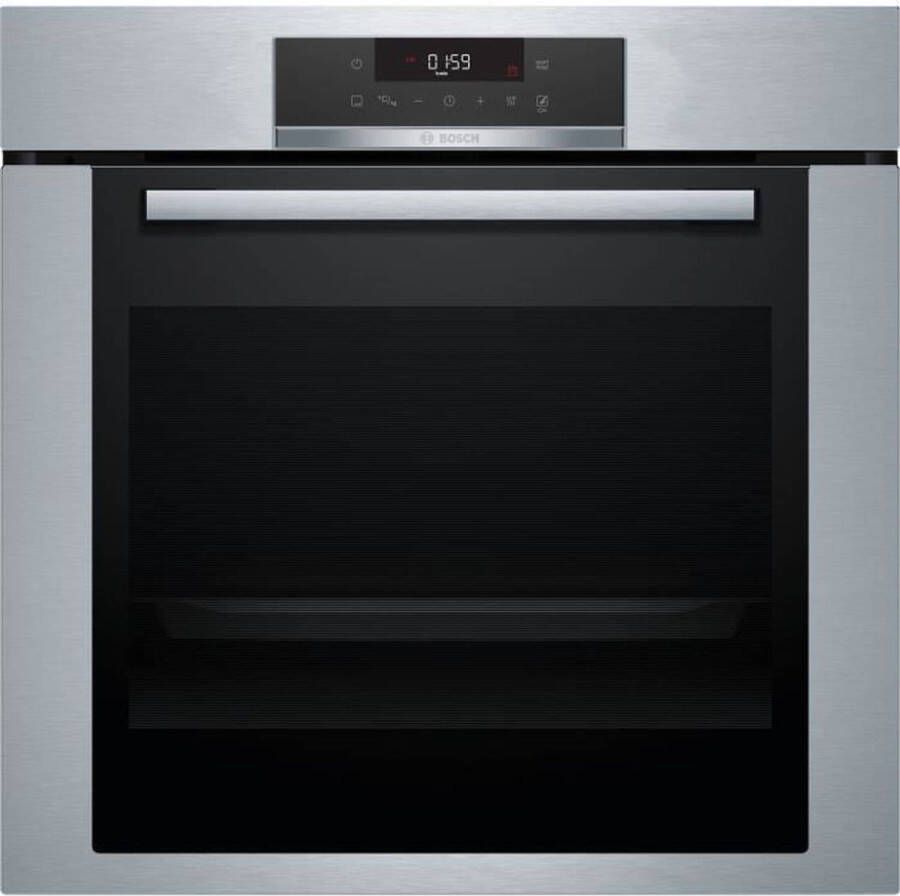 Bosch Pyrolyse multifunctionele oven SER4 HBA372ES0 Roestvrij staal 71l 7 kookmodi