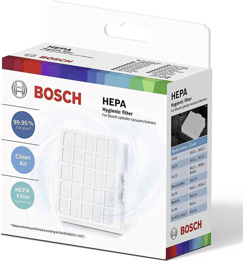 Bosch HEPA-uitblaasfilter BBZ156HF Accessoire voor stofzuiger