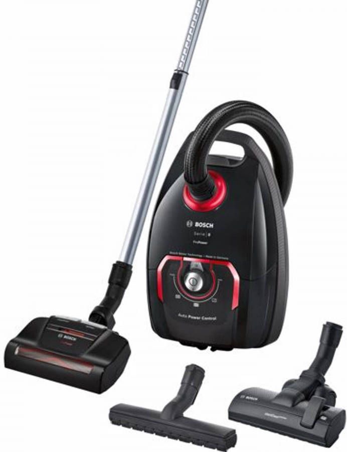 Bosch ProPower BGL8POW2 Serie 8 Stofzuiger met zak Zwart