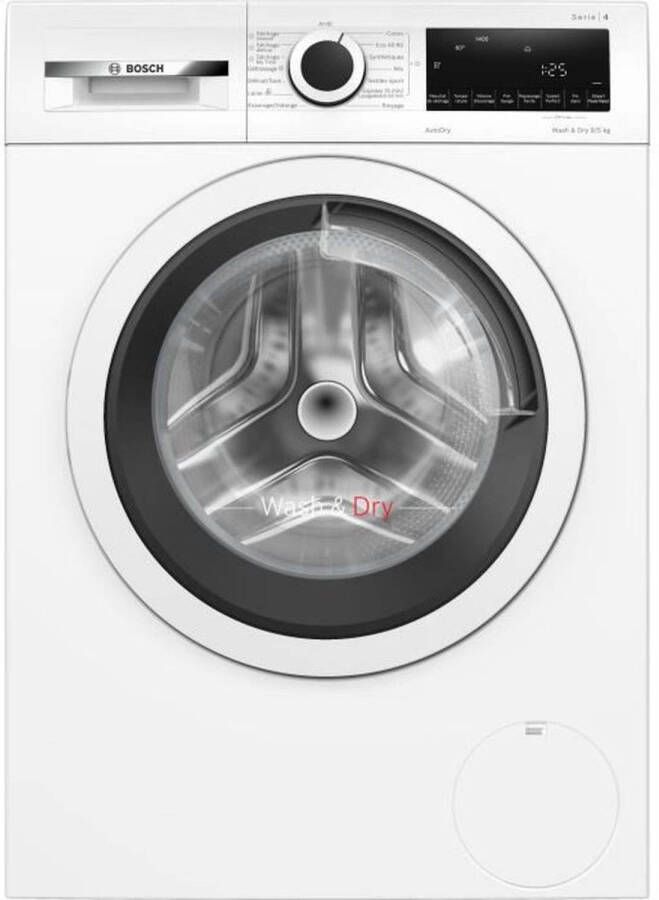Bosch Wasmachine WNA144V0FR Ser4 9 kg Inductie L60cm 1400 TRS min Wit