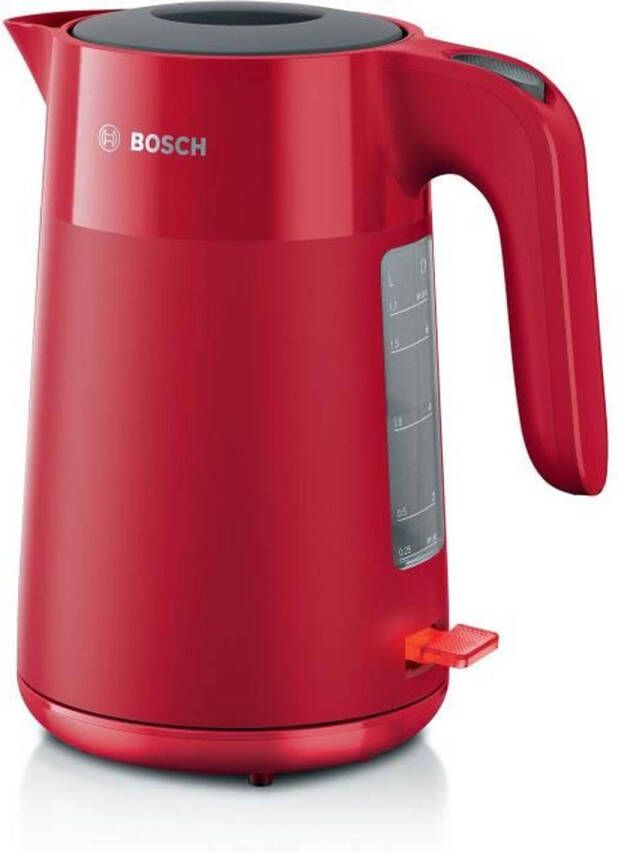 Bosch Waterkoker TWK2M164 MyMoment Matrood Kopjesindicator Waterniveau zichtbaar op handvat