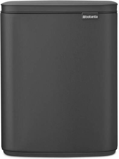 Brabantia Afvalemmer 12l Bo Staal Mineral Infinite Grey