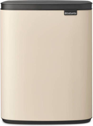 Brabantia Afvalemmer 12l Bo Staal Soft Beige