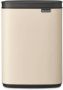 Brabantia Afvalemmer 4l Bo Staal Soft Beige - Thumbnail 1