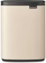 Brabantia Afvalemmer 7l Bo Staal Soft Beige - Thumbnail 2