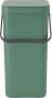 Brabantia Sort & Go Afvalemmer Opberger 16 Liter Groen - Thumbnail 2