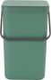 Brabantia Sort & Go Prullenbak 25 liter Fir Green - Thumbnail 2