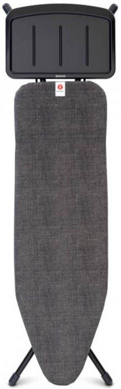 Brabantia Strijkplank B met Solide Stoomunithouder 124 x 38 cm Denim Black - Foto 3