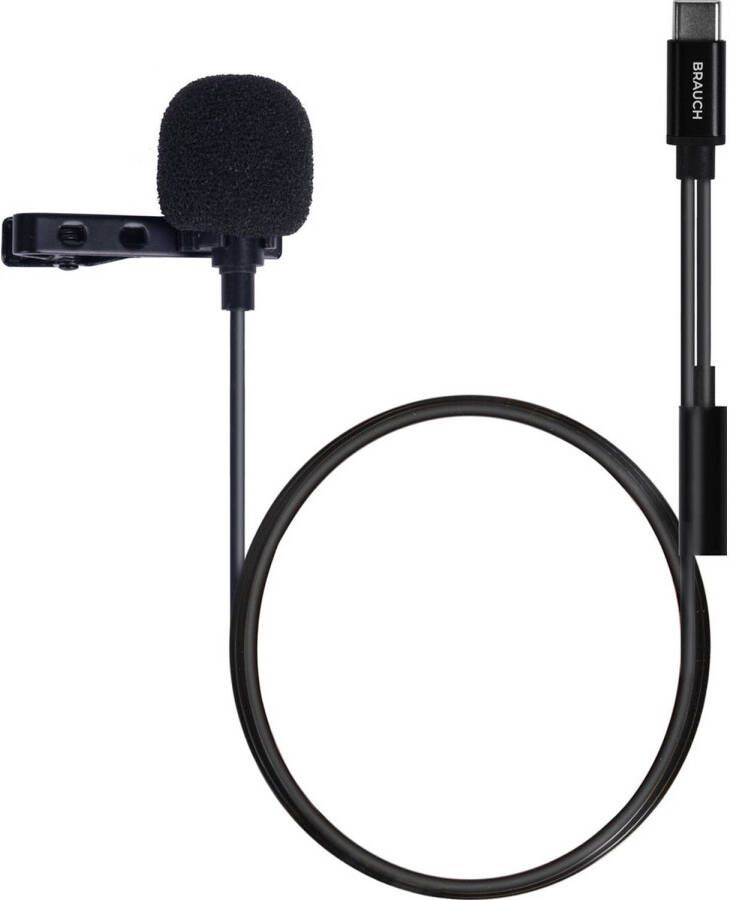 Brauch Lavalier Microphone PC-Smartphone-USB-C Compatibel met Koptelefoon Microfoon