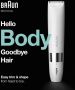 Braun Body Mini BS1000 Tondeuse Corps Électrique Pour Femme Et Homme Blanc - Thumbnail 4