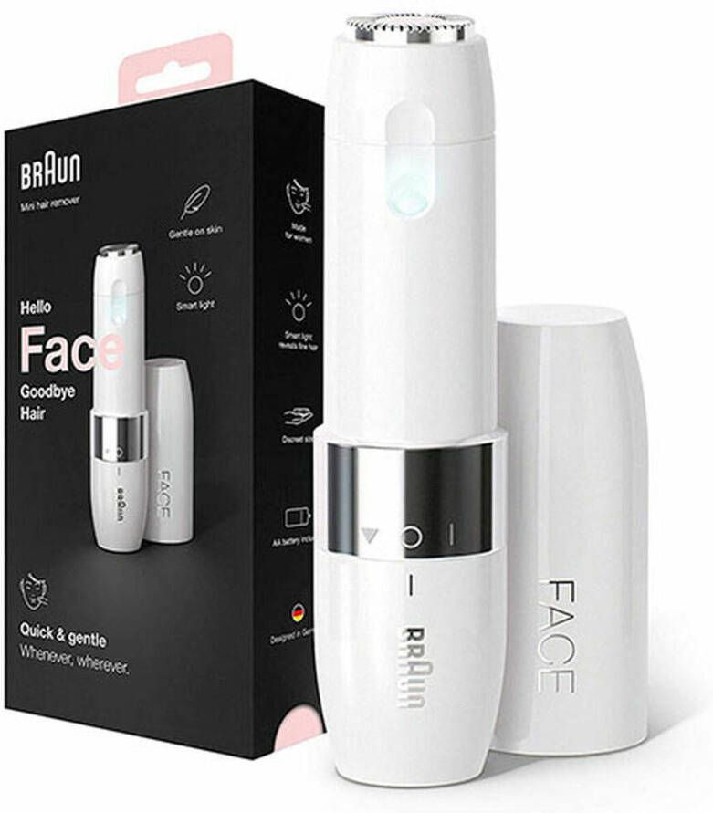 Braun Elektrische gezichtsonthaarder FS1000 Face mini-ontharingsapparaat ideaal voor onderweg met smartlight - Foto 4