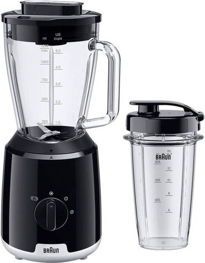 Braun JB1051 Blender voor op aanrecht 1 25 l Pulse function IJs-crusher 0 9 m 600 W