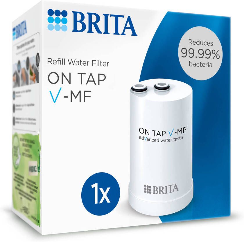 Brita On Tap V-filter 1 Filter (600l) Puur Drinkwater Vermindert Bacteriën Chloor & Lood