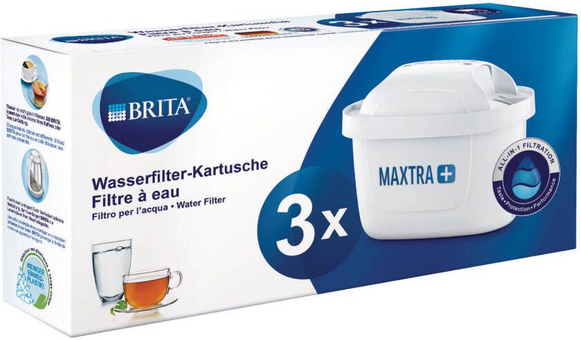 BRITA MAXTRA+ Waterfilterpatronen 3-pack