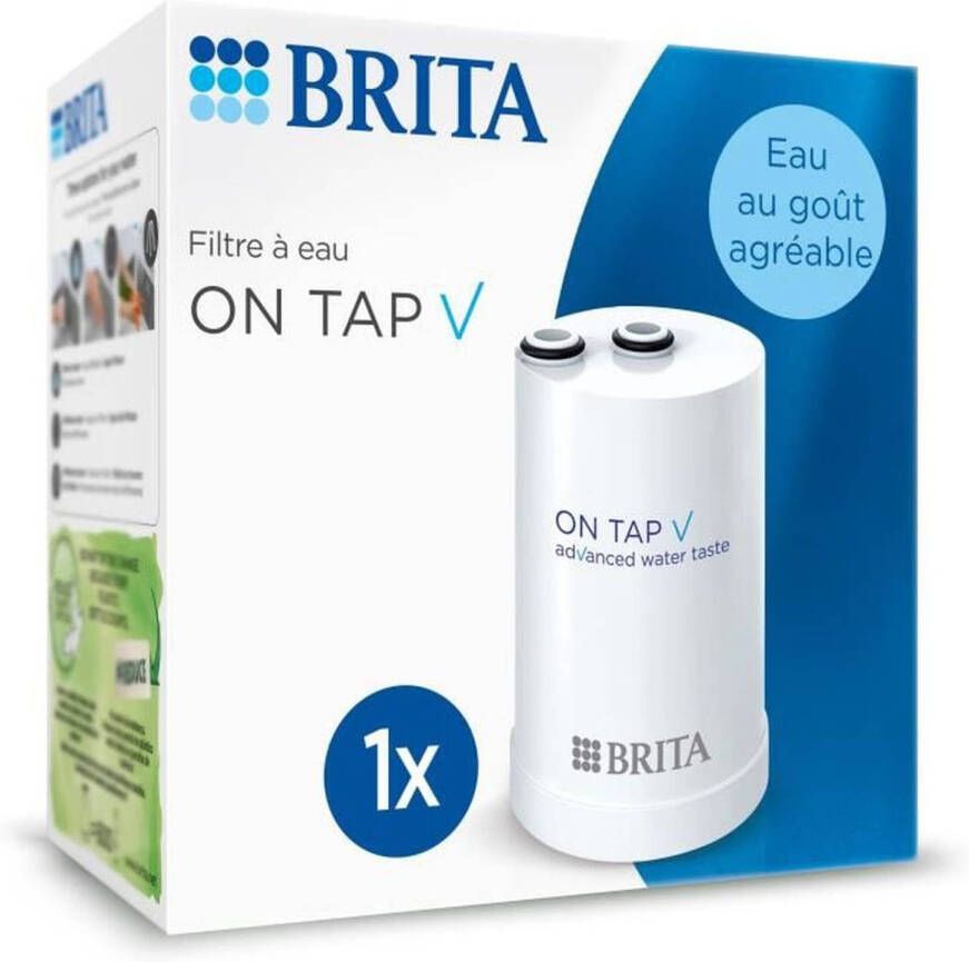 BRITA Pack 1 Waterfilter ON TAP V 600 L gefilterd water 4 maanden Compatibel met ON TAP V kraanfiltratiesystee