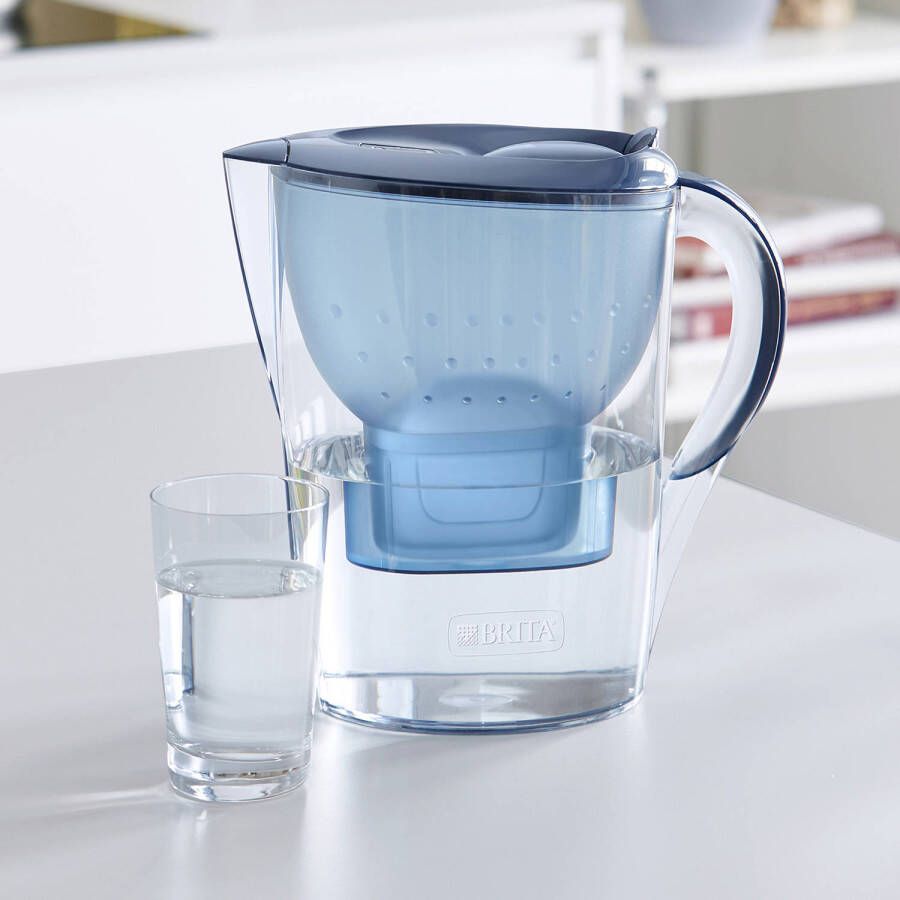 BRITA Waterfilterkan Marella Cool 2 4L Blauw incl. 3 MAXTRA+ Waterfilterpatronen Voordeelverpakking