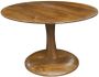 Brix Salontafel Vivian Bruin 60x60x38cm Mangohout - Thumbnail 2