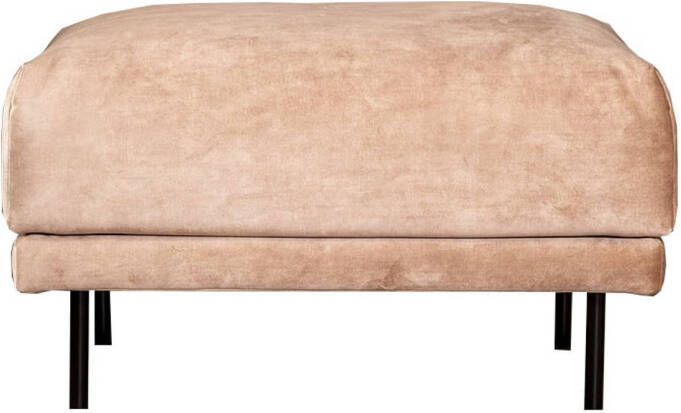 Bronx71 ® Hocker Denver velvet taupe