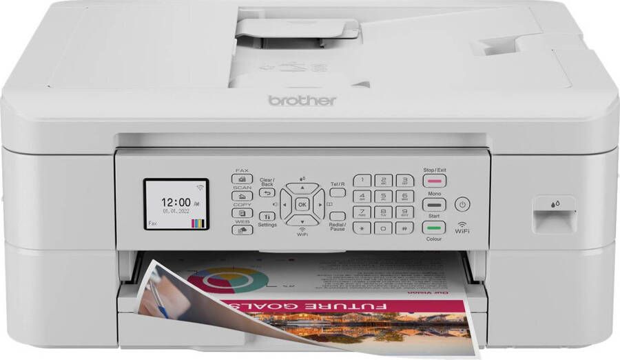Brother All-in-oneprinter MFC-J1010DW compact 4-in-1 multifunctioneel inktapparaat met wlan