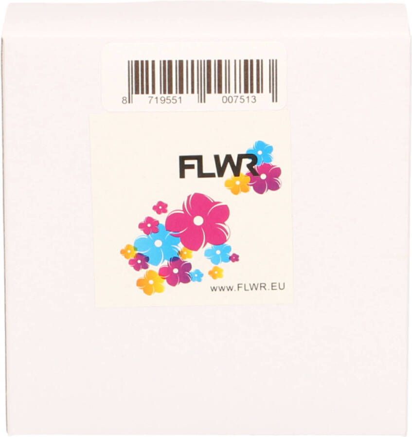 Brother FLWR DK-11204 17 mm x 54 mm wit labels