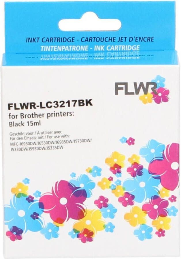 Brother FLWR LC-3217BK zwart cartridge